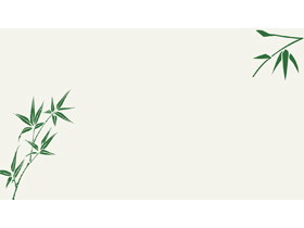 两张绿色清新唯美花卉艺术PPT背景图片